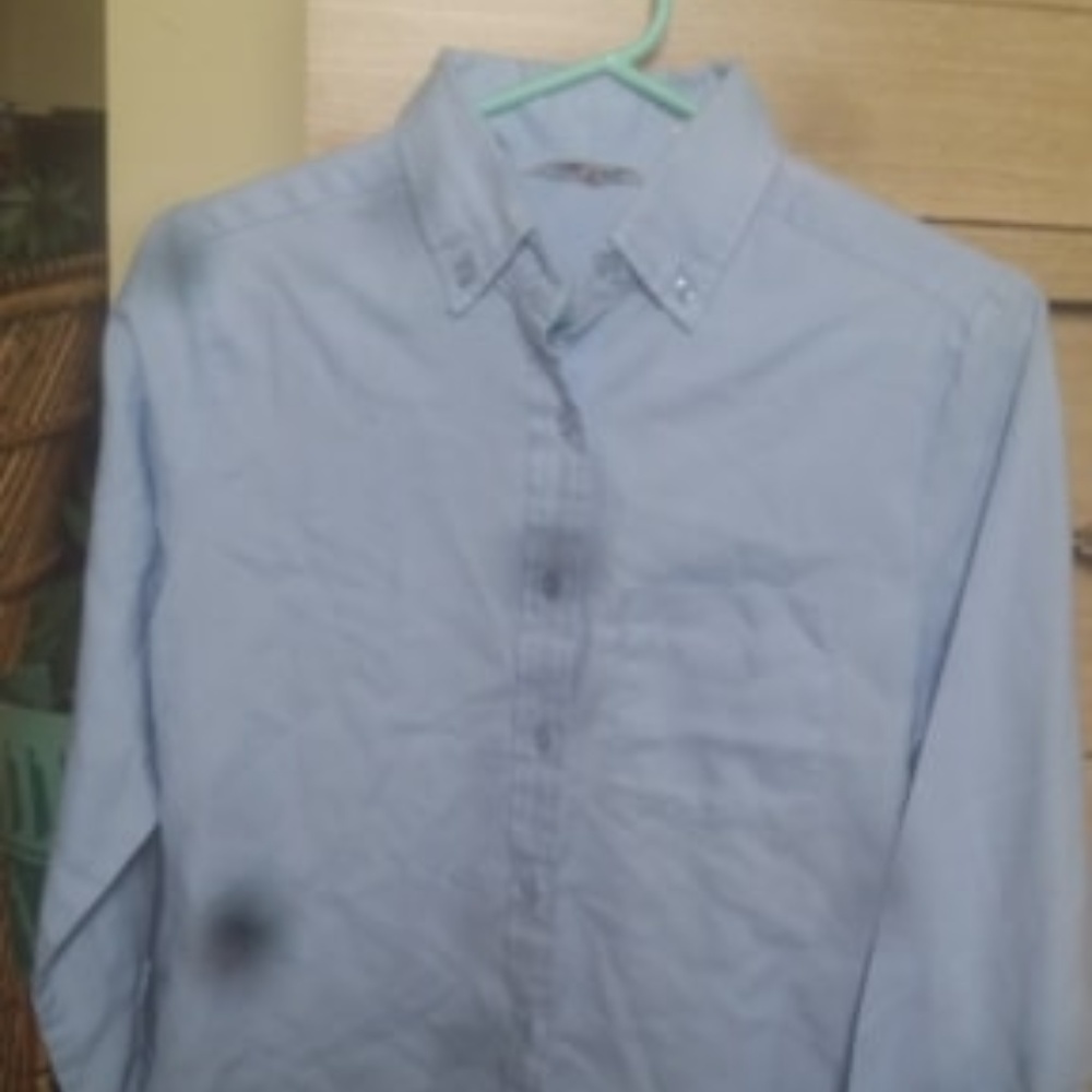 Vintage Blue Button Up